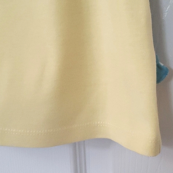 Gymboree Yellow Ruffle Shoulder Tank 2T & Blue Ruffle Shorts 12-18 Months Set - Picture 6 of 8